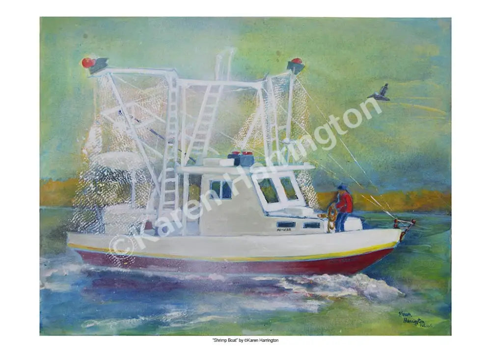 Shrimp Boat- Limited Edition Giclée