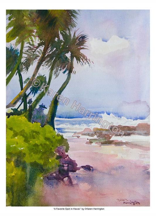 "A Favorite Spot" - Limited Edition Giclée