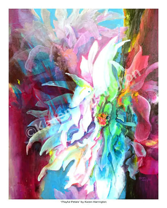 ’Playful Petals’ Limited Edition Giclée Print
