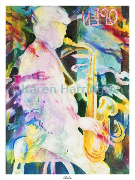 ’The Sax Club’ Limited Edition Giclée Print