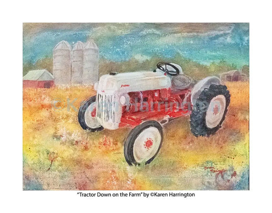 Tractor Down on the Farm- Limited Edition Giclée